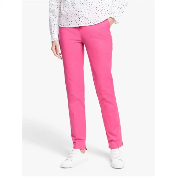 NWOT BODEN Richmond 7/8 Trousers Coral Pink - Picture 1 of 5